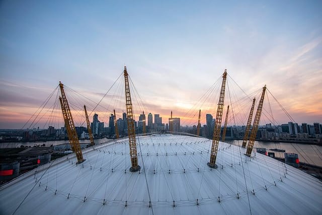 Up at The O2 Sunset Climb - Photo 1 of 6